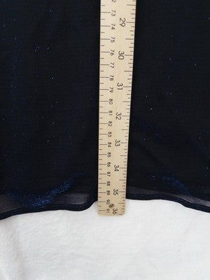 All That Jazz Dress Small Vintage 90s Whimsigoth Fairy Iridescent Blue Women