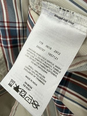 Columbia Shirt Mens 2XL Lightweight Long Sleeve Gray Plaid Fishing Button Up
