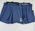 Athletic Works Shorts XS 0-2 Women Buttercore Butter Core Gray Blue Lot 2 NEW