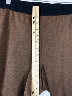 Talbots Pants 16W SoHo Leggings Womens Clothing Pull On Stretch Brown