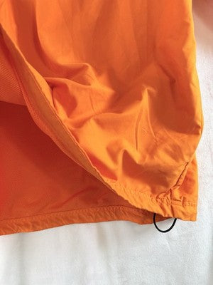 PGA Tour Jacket Large 1/2 Zip Pullover Windbreaker Orange Mens