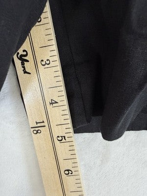 Gap 365 High Rise Linen Blend Shorts Small Women Black 5” New NWT