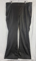 Torrid Faux Leather Pants 3 Black Flare Womens Plus Size 3X Pull On