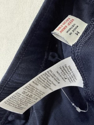 J Crew Mens Pajama Pants Medium Navy Blue Joggers Double Knit PJ