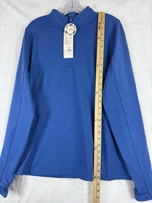 Calia 1/4 Zip Pullover XXL Blue Cold Weather Dash Womens New NWT