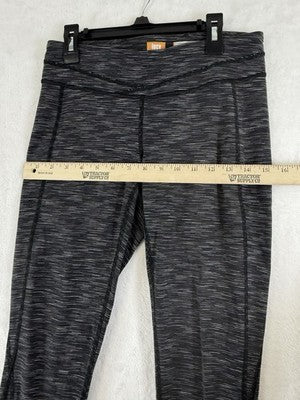Lucy Powermax Leggings Medium Hatha Collection Gray Black Workout