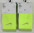 Nike Spark Running Socks Crew Lot 2 Pairs Men 6-7.5 Women 7.5-9 Cushioned New