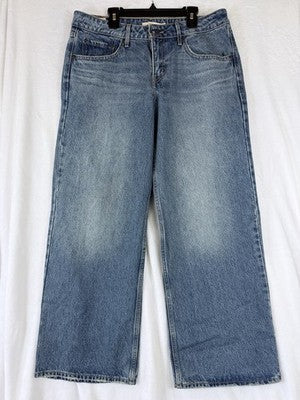 Levis Low Loose Jeans 30 Womens 30x34 Wide Leg Blue High Rise Levi’s
