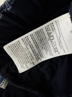 Old Navy OG Shorts Womens Medium Navy Blue 5.5” Elastic Back Flat Front