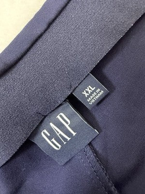Gap Double Knit Ponte Crop Kick Pants XXL Women Navy Blue Pull On New NWT
