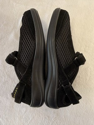 Orthofeet Sanibel Mary Jane Shoes Womens 9 Wide Black Orthopedic 9W D Ortho Feet