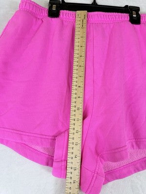 Gap Vintage Soft Sweat Shorts Large Petite Womens Pink Pull On Fleece 3” New NWT