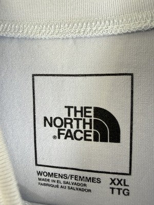 The North Face Top XXL Mock Turtleneck Long Sleeve Knit Light Blue Womens