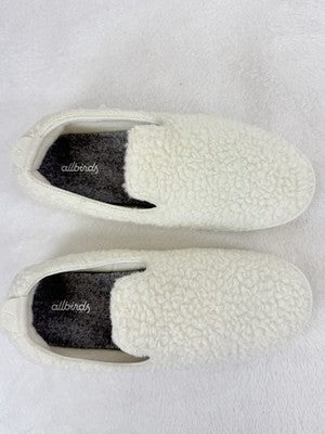 Allbirds Womens 7 Wool Lounger Fluffs White Shoes Slip On Loafers