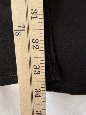 Levis 726 Flare Jeans 34 Women 34x34 Black Mid Rise Levi’s New NWT