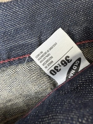 Old Navy Jeans Mens 36x30 Bootcut Y2K Deadstock Dark Blue Denim Vintage New NWT