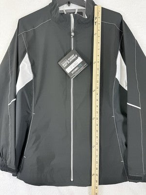 Footjoy Hydrolite Rain Jacket XL Womens DryJoys Black Golf Full Zip New NWT