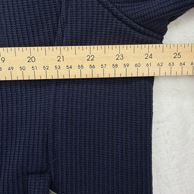 Free Country Cable Fleece Brisk Jacket XL Mens Navy Blue Zip Hooded New NWT