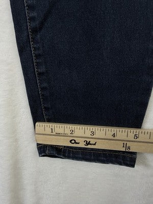 Aeropostale High Rise Jegging 8 Short Dark Blue Jeans Womens Denim