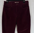 Levis 725 High Rise Bootcut 29 Corduroys Pants Jeans Womens Burgundy Red Levi’s