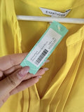Stitch Fix XL Women Top Hawthorne 41 Sleeveless Yellow Blouse New NWT
