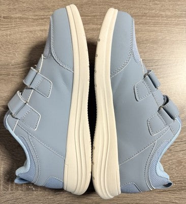 FitVille Shoes Women Wide Toe Box 9.5 Wide 9.5W Blue Sneakers