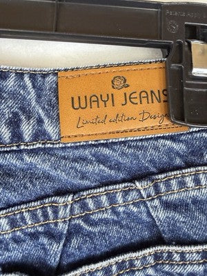 Wayi Jeans 30 Peru High Rise Blue Stonewash Womens