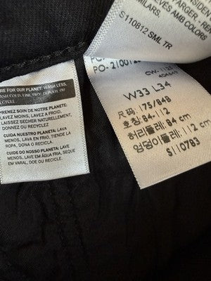 Levis 726 Flare Jeans 33 Women 33x34 Black Mid Rise Levi’s New NWT