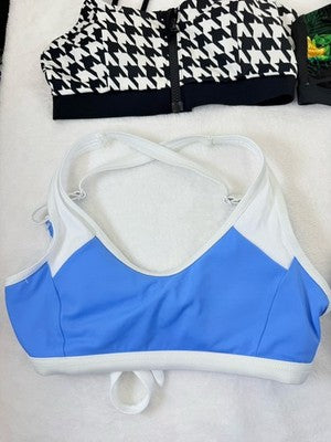 Venus Bikini Top Small Womens Lot 4 Black Floral