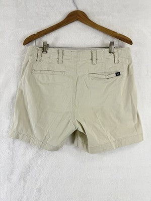 Gap Mid Rise Shorts Womens 10 Tan Khaki Chino 5” Cotton Stretch
