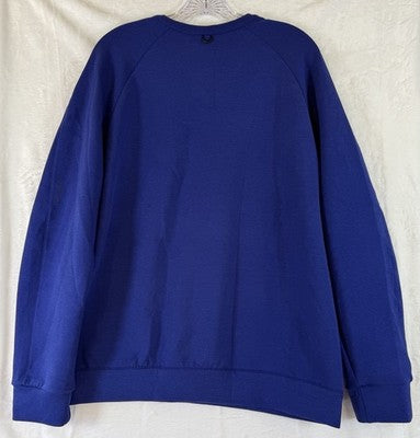 Nike 24.7 Impossibly Soft Crew Neck Large Sweatshirt Blue Mens Long Sleeve New