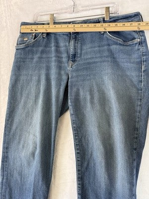 Mavi Ada Boyfriend Jeans 33 Blue Denim Womens Mid Rise Premium 33x27