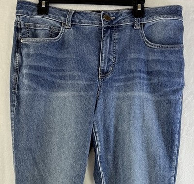 Maurices Jeans 16 Short Everflex High Rise Blue Skinny Womens Denim Shaping