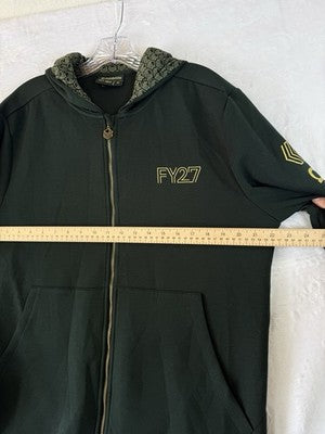 Databricks Medium Green Gold Full Zip Hoodie Jacket Logo Tech Kickoff FY27