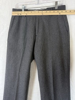 Banana Republic Emerson Vintage Straight Fit Pants 30x30 Men Gray Wool Blend New