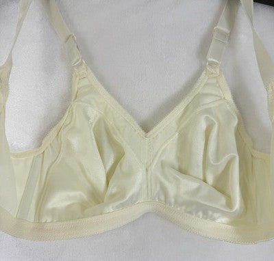 Bali Bra 34DD Double Support Wireless 3820 Ivory Wire Free Womens