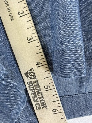 J Crew Shorts Women XXL Blue Chambray Pull On 100% Cotton New NWT