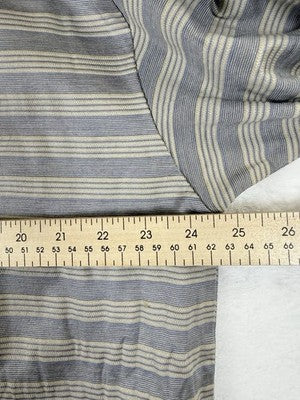 Descente Mens Golf Polo XL Double Mercerized Egyptian Cotton Shirt Gray Striped