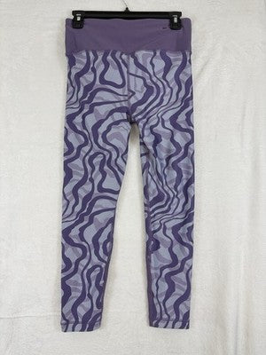 Under Armour Leggings Womens Medium Purple Heat Gear HeatGear Workout Pants