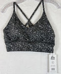 RBX Womens Sports Bra Large Gray Strappy Workout Top New NWT