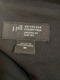 J Jill Wearever Pants Medium Black Smooth Fit Slim Leg Knit Womens Pull On