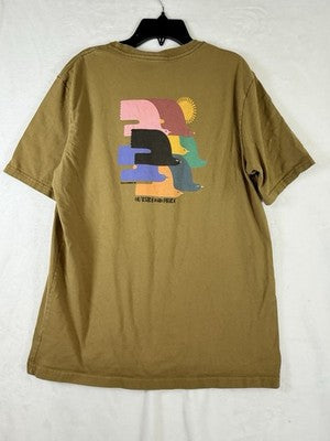 REI T Shirt Small Pride Short Sleeve Top Mens Womens Unisex Tee