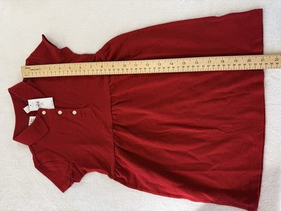 Gap Kids Girls XS 4-5 Lot Polo Dress Red Blue Short Sleeve New NWT