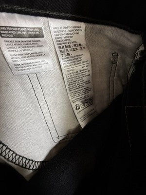 Levis 550 Relaxed Fit Jeans 34x30 Mens Black Levi’s New NWT