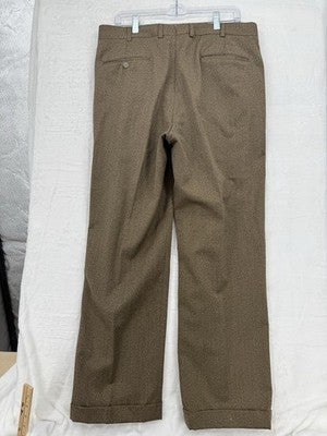 Brooks Brothers Pants 34x30 Wool Pleated Vintage Mens Made In USA Mens