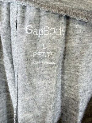 Gap Pajama Pants Large Petite Gray Womens Softest Modal PJ Sleep New NWT