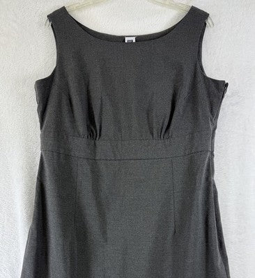 Gap Dress 16 Gray Sleeveless Shift Womens