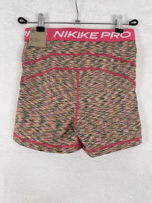 Nike Pro Fit Shorts Womens Small Dri Fit Pink 3” Tight Fit NWT
