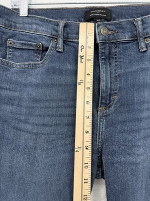 Banana Republic Girlfriend Jeans 29 8 Mid Wash Mid Rise Blue Women Denim