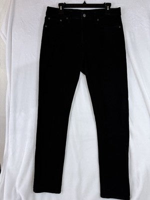 Levis 510 33x32 Jeans Black Skinny Mens Denim